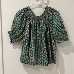 NWT Doen Shore Top XXS Sunrise Paisley